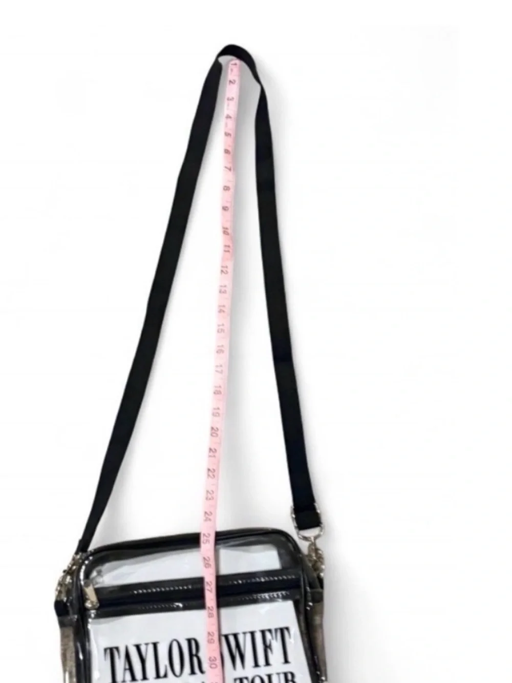 Taylor Swift Eras Tour Clear Stadium Approved Crossbody Bag Purse